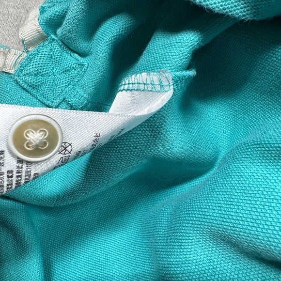 Tommy Bahama Men’s Turquoise Blue 100% Cotton Polo Embroidered Chest Shirt XL - Picture 16 of 16